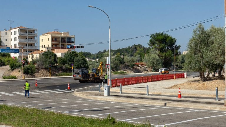 עבודות שיקום וסגירת כביש ברחוב הירדן בקריית שמונה