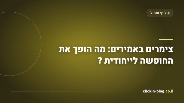 צימרים באמירים: מה הופך את החופשה לייחודית ?